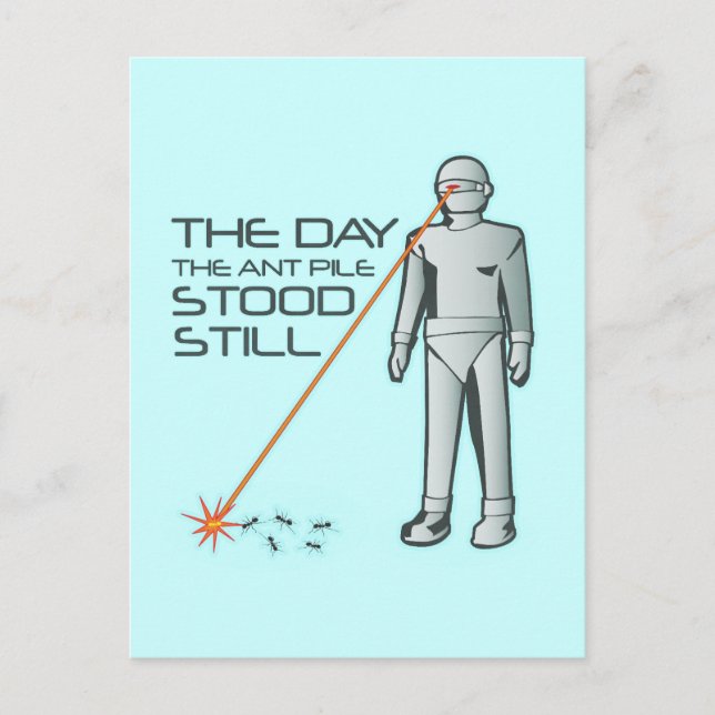 The Day the Ant Pile Stood Still Postcard (Front)