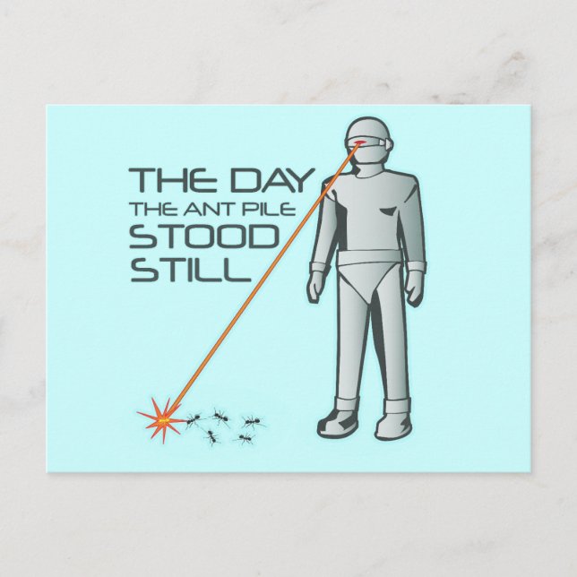 The Day the Ant Pile Stood Still Postcard (Front)