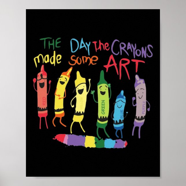 The Day The Crayons Quit Birthday Decorations Funn (Front)