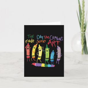 The Day The Crayons Quit Birthday Decorations Funn Card