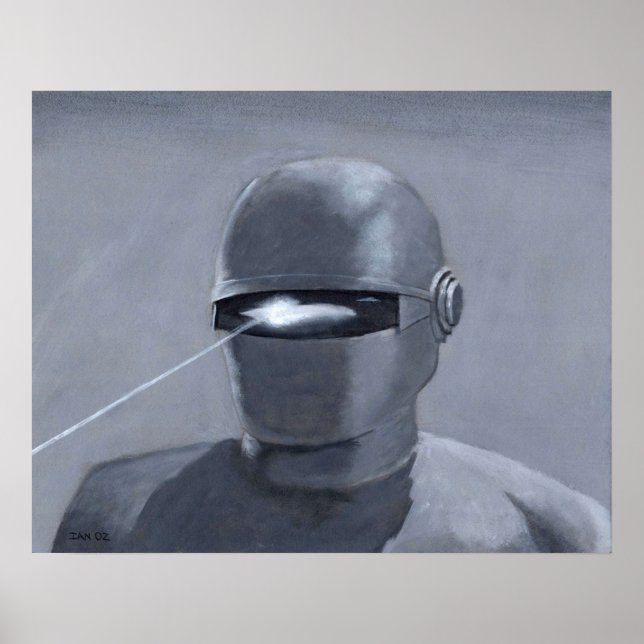 The Day the Earth Stood Still  Gort Acylic Paintin Poster (Front)