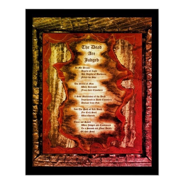 The Dead Are Judged Poster (Front)