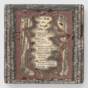 The Dead Are Judged Stone Coaster