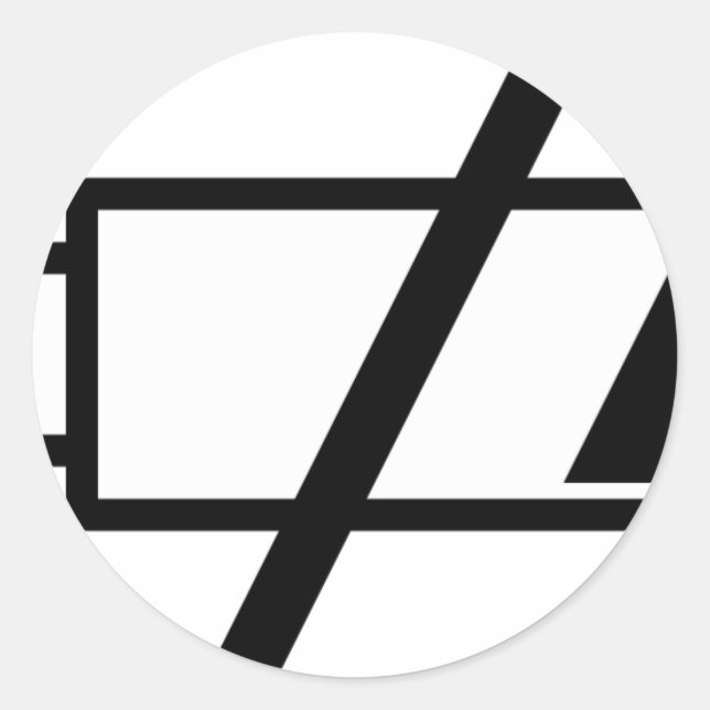 The Dead Batteries Sticker (Front)