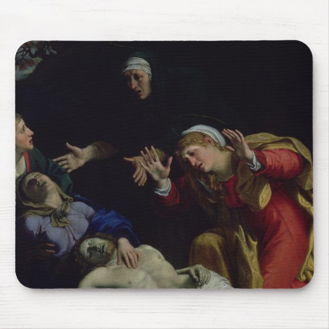 The Dead Christ Mourned , c.1604 Mouse Pad (Front)