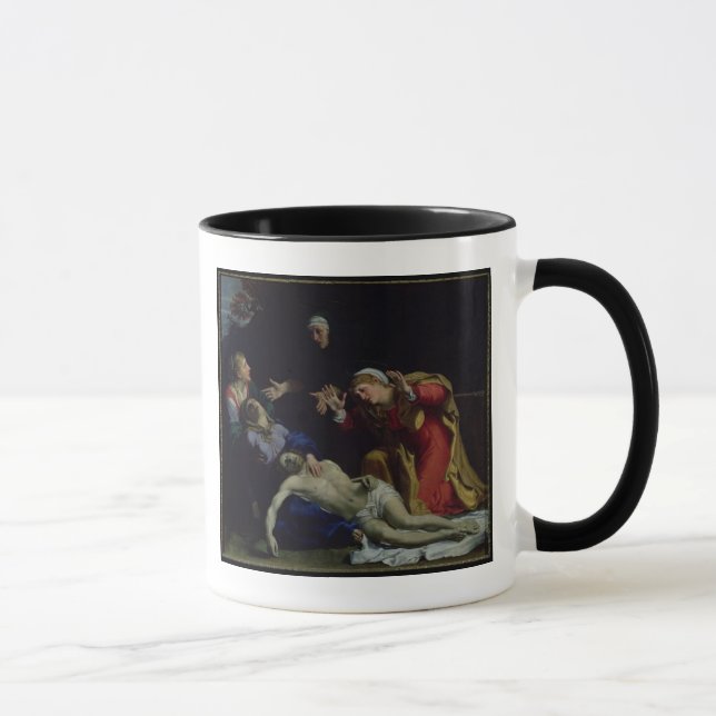 The Dead Christ Mourned , c.1604 Mug (Right)