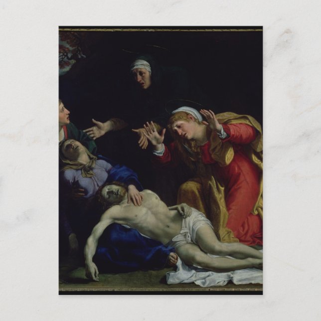 The Dead Christ Mourned , c.1604 Postcard (Front)