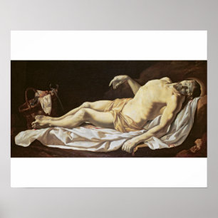 The Dead Christ (oil on canvas) 2 Poster