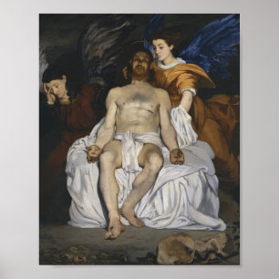The Dead Christ with Angels (by Édouard Manet) Poster