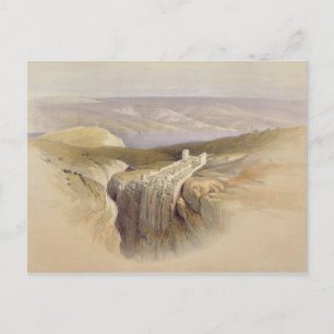 The Dead Sea looking towards Moab, Volume II Postcard