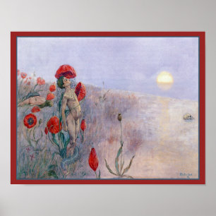 The Death "Der Tod" by Hans Baluschek  Poster