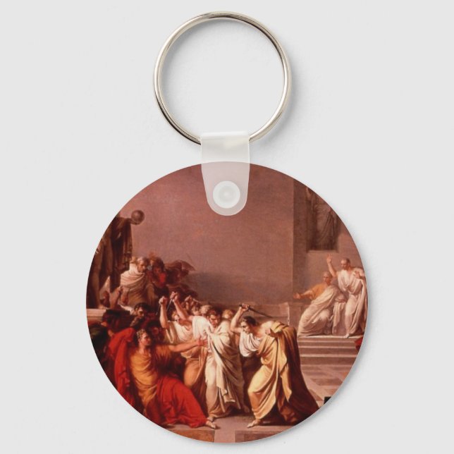 The Death of Caesar Key Ring (Front)