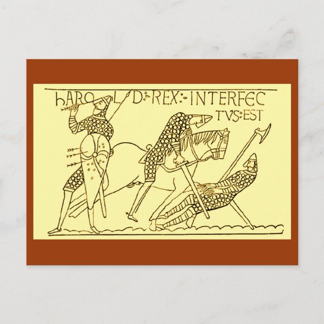 The Death of Harold Postcard (Front)