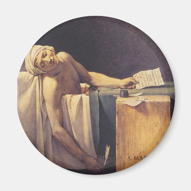 The Death of Marat Magnet (Front)