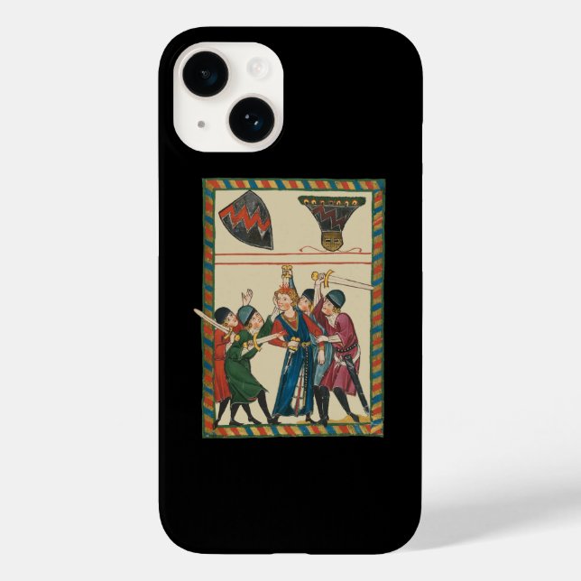 The Death Of Reinmar von Brennenberg Mediaeval Art Case-Mate iPhone Case (Back)