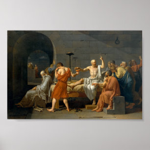 The Death of Socrates - Jacques-Louis David Poster