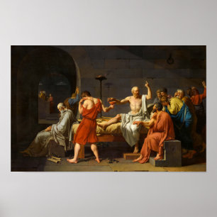 The Death of Socrates, La Mort de Socrate, 1787 Poster