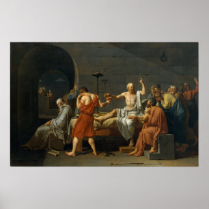 The Death of Socrates Poster