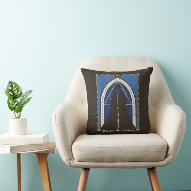 The Deathly Hallows Cloak, Wand, & Stone Cushion (Chair)