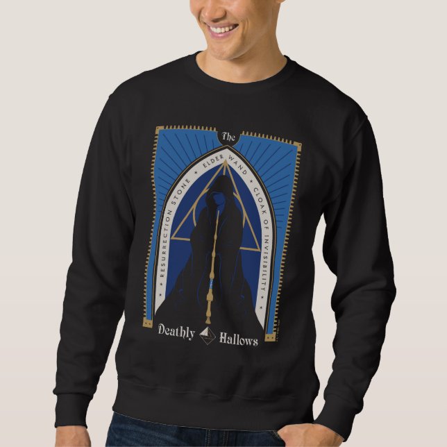 The Deathly Hallows Cloak, Wand, & Stone Sweatshirt (Front)