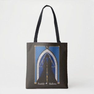 The Deathly Hallows Cloak, Wand, & Stone Tote Bag