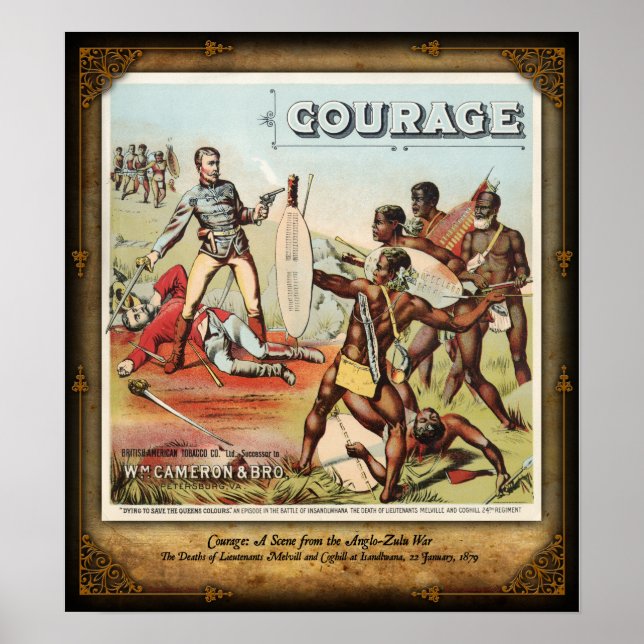 The Deaths of Melvill & Coghill at Isandlwana Poster (Front)