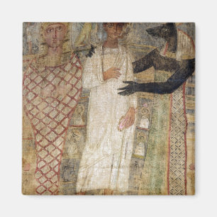 The deceased and his mummy protected by Anubis Magnet