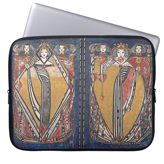 The Deck Of Cards Laptop Sleeve (Front)