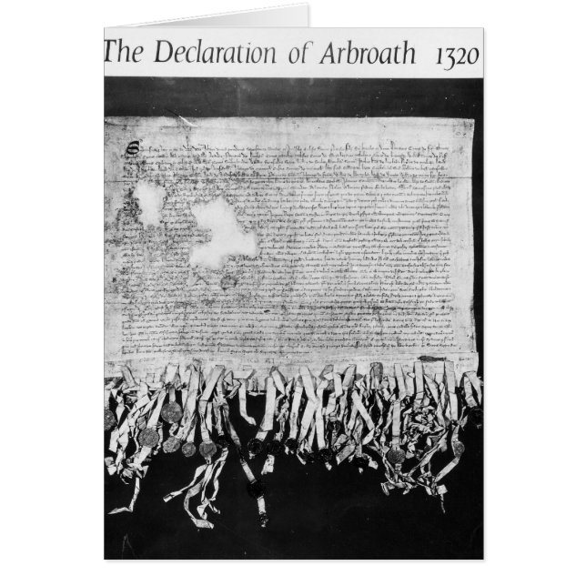 The Declaration of Arbroath, 6 April 1320 (Front)