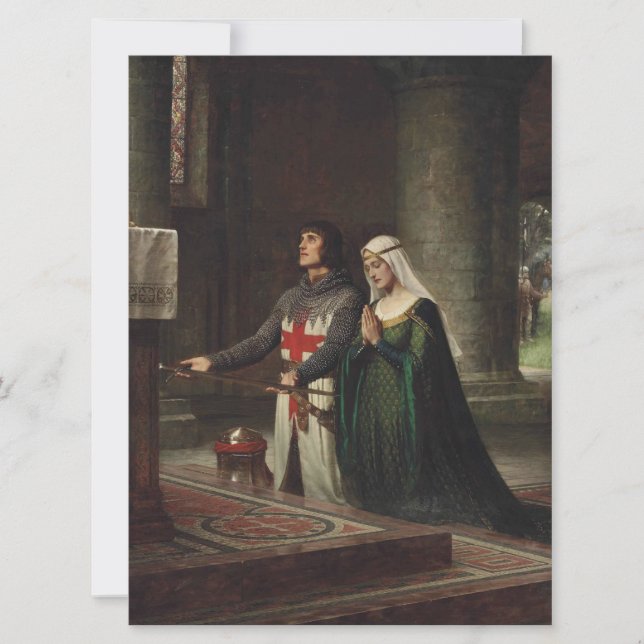 The Dedication (Knight and His Lady) Card (Front)