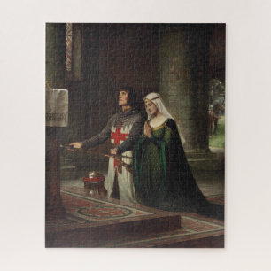 The Dedication (Mediaeval Knight and His Lady) Jigsaw Puzzle