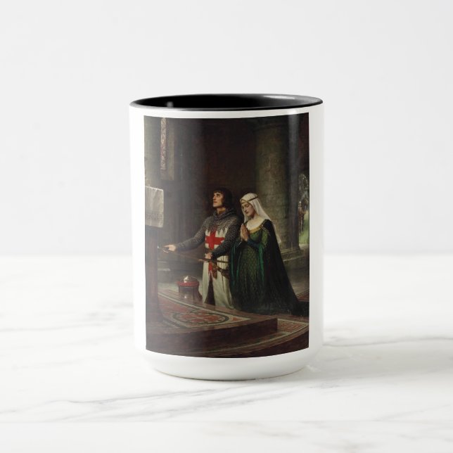 The Dedication (Mediaeval Knight and His Lady) Mug (Center)