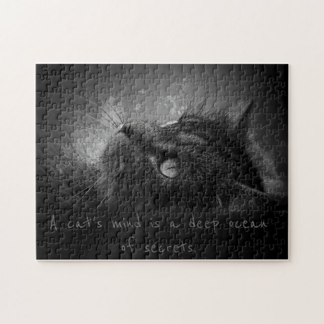 The deep ocean of a cats mind jigsaw puzzle (Horizontal)