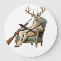 the deer hunter clock