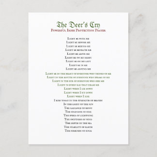 The Deer’s Cry Postcard
