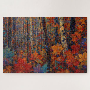 "The Deer’s Secret Path" – A Colourful Landscape Jigsaw Puzzle