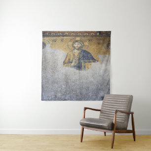 The Deesis Mosiac Upper Gallery Hagia Sophia Tapestry