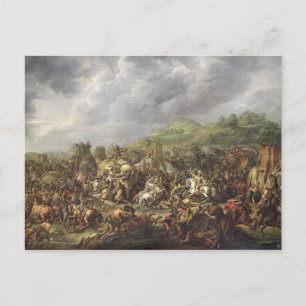 The Defeat of Porus by Alexander the Great Postcard