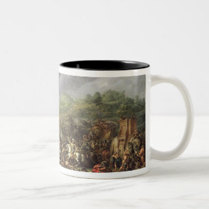 The Defeat of Porus by Alexander the Great Two-Tone Coffee Mug