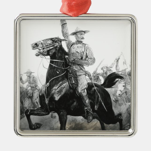 The Defender of Mafeking Metal Ornament (Front)