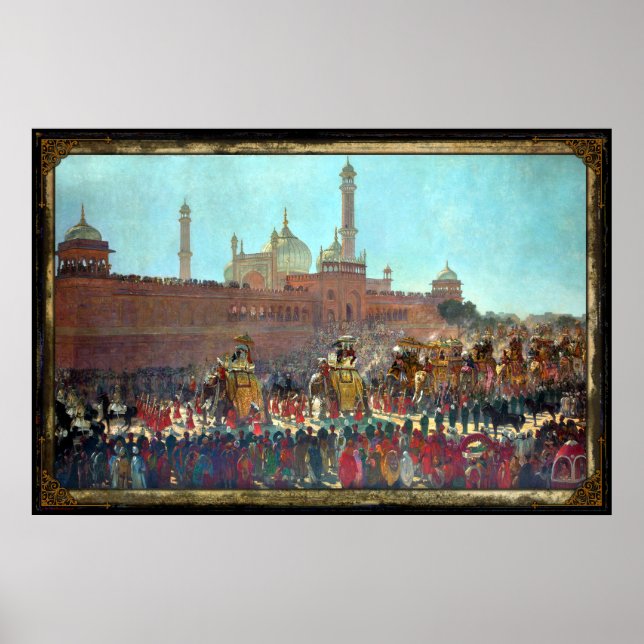 The Delhi Durbar of 1903 Poster (Front)