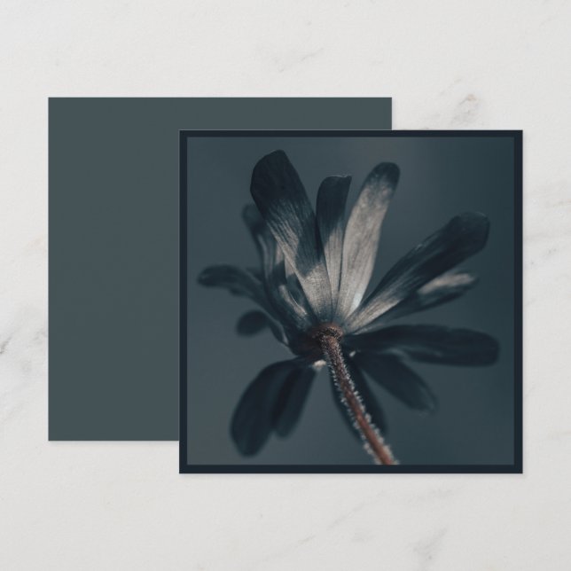 The Deliciously Dark Flower  Card (Front/Back)