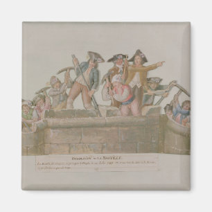 The Demolition of the Bastille, July 1789 Magnet