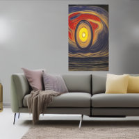 The demon eye | AI Art Poster