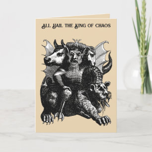 The Demon Of Lechery And Lust Triune Beast King Card