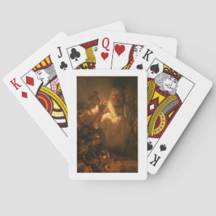 The Denial of St. Peter, 1660 (oil on canvas) Playing Cards