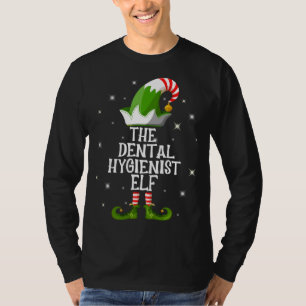 The Dental Hygienist Elf Family Matching Group Chr T-Shirt