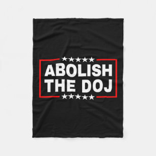 The Department Of Justice (doj) Pro Trump Fleece Blanket