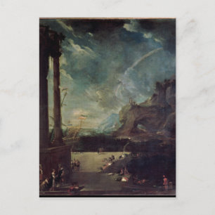 The Departure of Aeneas from Carthage Postcard