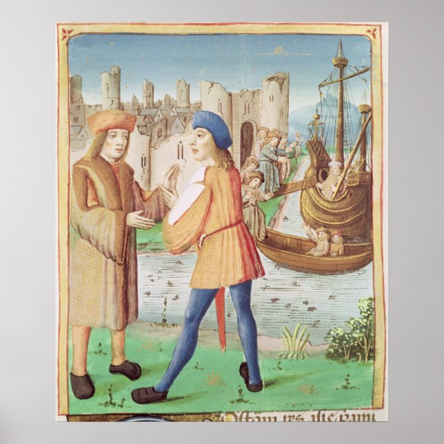 The departure of Aeneas Poster (Front)